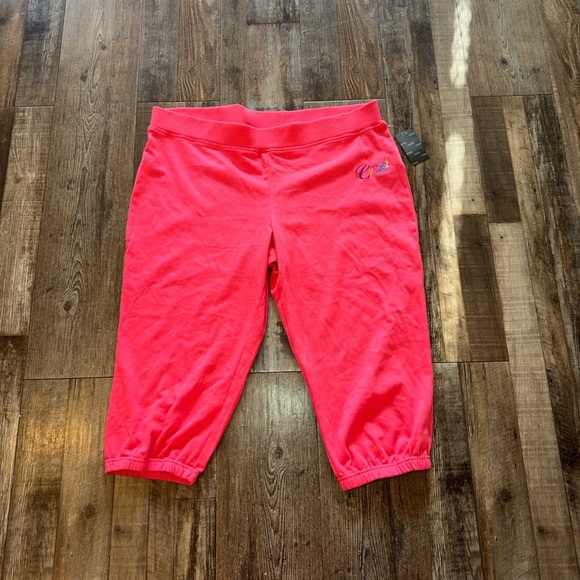 COOGI NWT 2 Piece Sweatset Pink Bedazzled Hoodie and Jogger Sweatpants Size 2XL - Picture 2 of 11